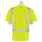 Erb Safety T-Shirt, Birdseye Mesh, Short Slv, Class 2, 9006SEG, Hi-Viz Lime, MD 62211